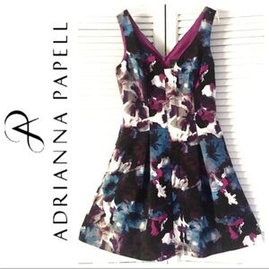 NOWT ADRIANNA PAPELL Floral Print DRESS